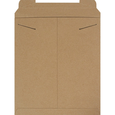 15x12.75 Kraft Chipboard Tab Lock Stayflats Mailers 100/Case RM4 - alias listing