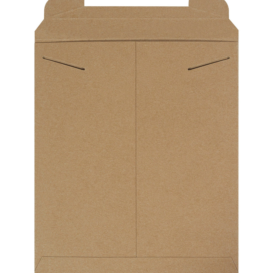 15x12.75 Kraft Chipboard Tab Lock Stayflats Mailers 100/Case RM4 - alias listing