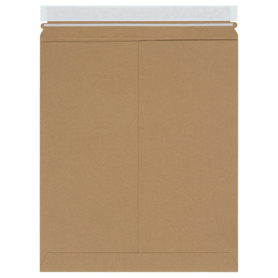 12 3/4 x 15 in Kraft Self-Seal Stayflats Plus Mailers 100-Pack RM4K - alias listing