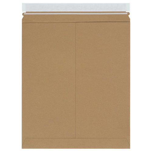 12 3/4 x 15 in Kraft Self-Seal Stayflats Plus Mailers 100-Pack RM4K - alias listing