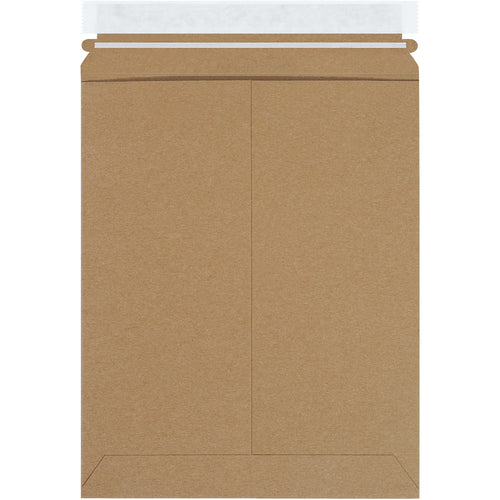 Professional-grade kraft self-seal stayflats plus mailers protect documents and photos with .028 chipboard construction and reliable peel-and-seal closure. 9.75