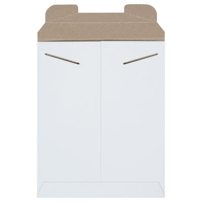 9.75x12.25 White Chipboard Rigid Tab Lock Mailers 100/Case RM5W - alias listing
