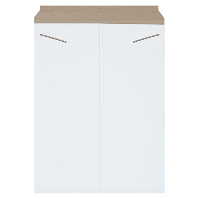 13x18 White Chipboard Tab Lock Stayflats Mailers 100/Case RM6W - alias listing