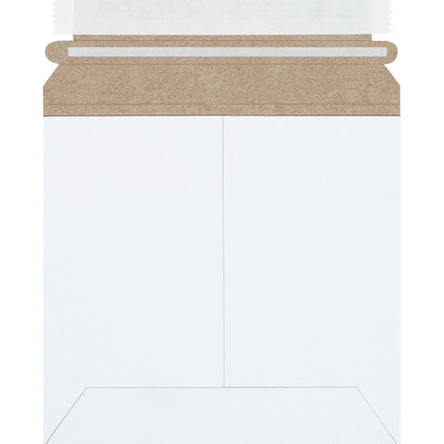 6x6 White Self-Seal Chipboard Stayflats Plus Mailers 200/Case RM9SS - alias listing