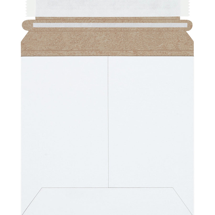 6x6 White Self-Seal Chipboard Stayflats Plus Mailers 200/Case RM9SS - alias listing