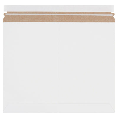 14x12 White Self-Seal Chipboard Stayflats Lite Mailers 200/Case RMU1411W - alias listing