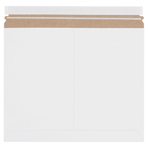 14x12 White Self-Seal Chipboard Stayflats Lite Mailers 200/Case RMU1411W - alias listing