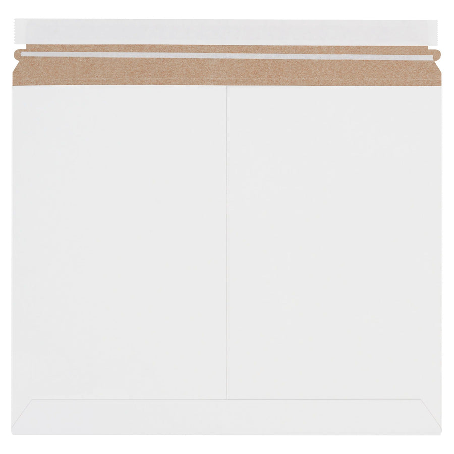 14x12 White Self-Seal Chipboard Stayflats Lite Mailers 200/Case RMU1411W - alias listing