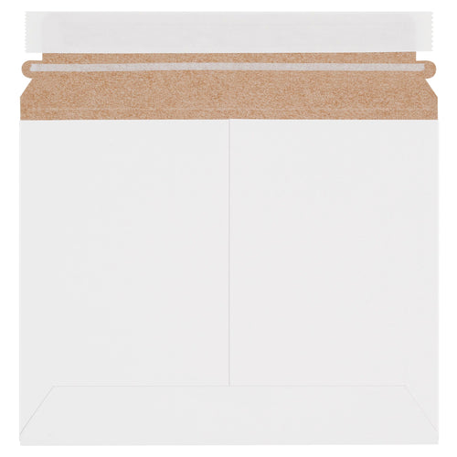 7x9 White Chipboard Self-Seal Mailers 200/Case RMU97W