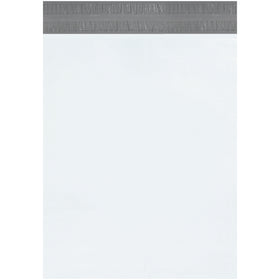 Industry-standard 19x24" returnable poly mailers featuring dual self-adhesive strips–one for initial shipment, one factory-fresh for customer returns. Constructed from durable 2.5 mil polyethylene to keep contents clean and dry through multiple shipping cycles. Sold by the case of 100.