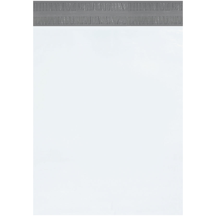 Industry-standard 19x24" returnable poly mailers featuring dual self-adhesive strips–one for initial shipment, one factory-fresh for customer returns. Constructed from durable 2.5 mil polyethylene to keep contents clean and dry through multiple shipping cycles. Sold by the case of 100.