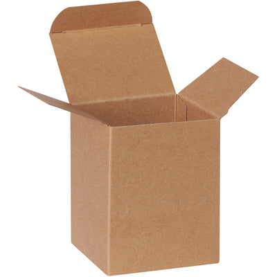 Protect and package small, lightweight products with our 3x2.5x4" kraft reverse tuck folding cartons. Made from durable .024 point die-cut fibreboard with secure pye-lock tucks that meet federal specification PPP-B-566. Each case contains 500 flat-shipped cartons, reducing your storage and logistics costs.