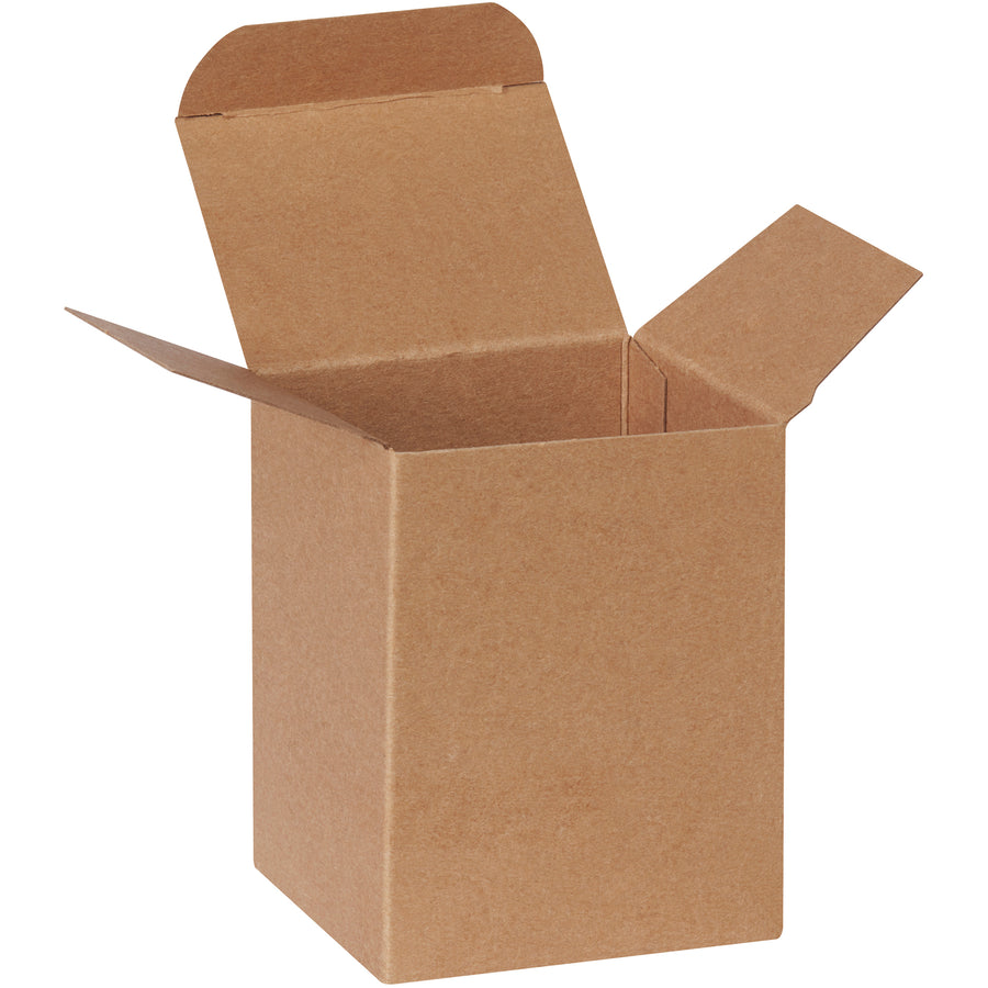 Protect and package small, lightweight products with our 3x2.5x4" kraft reverse tuck folding cartons. Made from durable .024 point die-cut fibreboard with secure pye-lock tucks that meet federal specification PPP-B-566. Each case contains 500 flat-shipped cartons, reducing your storage and logistics costs.