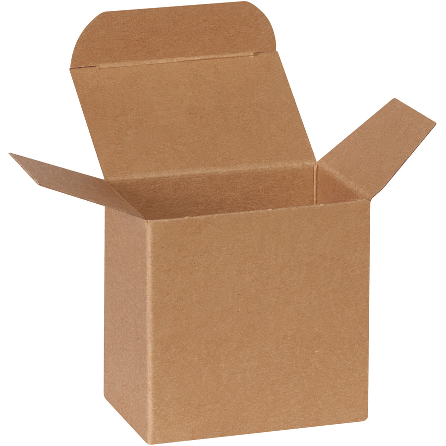Secure, compliant packaging for small lightweight products. These 3x2x3" kraft reverse tuck folding cartons feature positive-locking pye-lock tucks and meet federal specification PPP-B-566. Sold as a case of 500 and shipped flat to minimize storage and shipping costs.