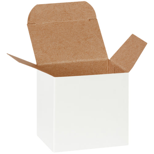 Professional-grade white reverse tuck folding cartons sized 3
