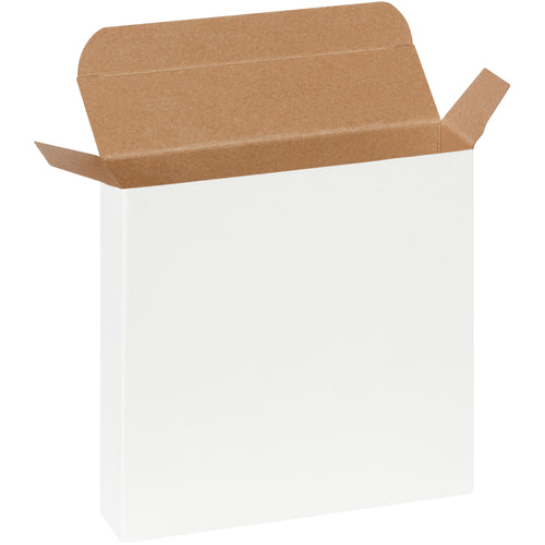 Professional-grade white reverse tuck folding cartons sized 6