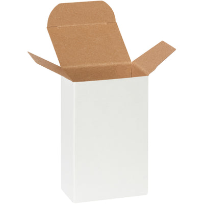 Strengthen your small product packaging with these professional-grade white reverse tuck folding cartons. Made from durable 24-point die-cut fibreboard with pye-lock tucks for positive locking and federal compliance. Ships flat in cases of 500 to minimize storage and freight costs.
