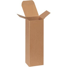 2x2x9 Heavy Duty Kraft Reverse Tuck Folding Cartons