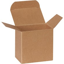 3x2x3 Heavy Duty Kraft Reverse Tuck Folding Cartons