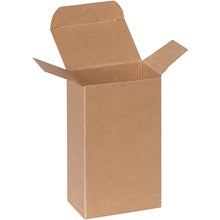 3x2x5.25 Heavy Duty Kraft Reverse Tuck Folding Cartons