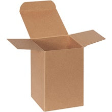 4x4x6 Heavy Duty Kraft Reverse Tuck Folding Cartons