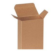 5.5x3x8.5 Heavy Duty Kraft Reverse Tuck Folding Cartons