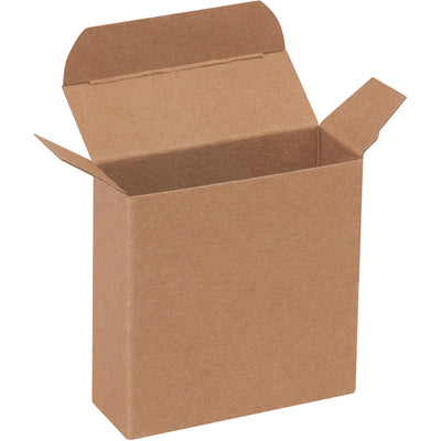 Protect small, lightweight products with these durable kraft reverse tuck folding cartons. Made from .024 point die-cut fibreboard with pye-lock tucks for secure positive locking and federal specification PPP-B-566 compliance. Ships flat to reduce shipping costs and storage space–1,000 cartons per case.