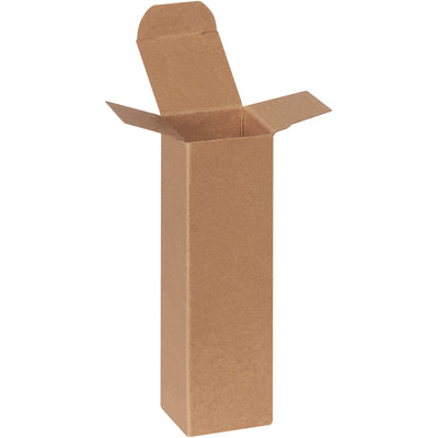 Protect and ship small products efficiently with these 1.75x1.75x6 reverse tuck folding cartons. Made from 24pt die-cut kraft fibreboard with positive pye-lock tucks for secure closure. Ships flat to reduce storage and freight costs‚500 cartons per case.