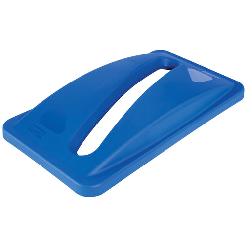 Keep paper waste organized and out of sight with this durable 23-gallon Slim Jim recycling container lid. Made from sturdy plastic that won't peel, crack, or dent, this 21
