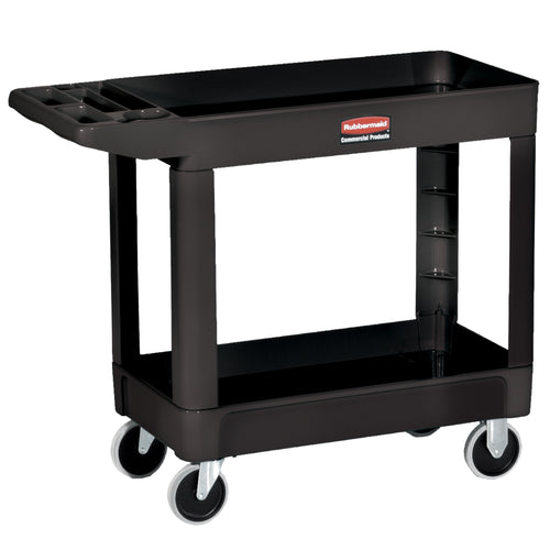 Heavy-duty structural foam utility cart built for industrial warehouses and shipping operations. This 45x26x33
