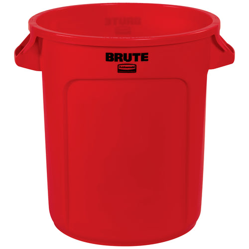 The Rubbermaid¬Æ Brute¬Æ 10-gallon red trash can delivers industrial-strength waste management in a compact footprint (17