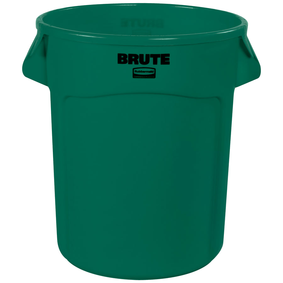 The Rubbermaid Brute¬Æ 20-gallon trash can delivers heavy-duty plastic construction that won't rust, chip, or peel‚ideal for high-volume waste collection in commercial facilities. Molded handles and vented side channels reduce user fatigue and speed liner changes. Compact 23"  19" footprint maximizes space efficiency without sacrificing capacity.