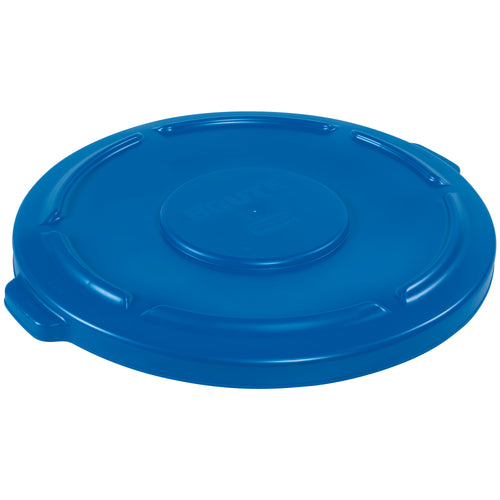 Rubbermaid¬Æ Brute¬Æ plastic flat trash can lid designed for 55-gallon waste containers. All-plastic construction resists rust, chipping, peeling, and dents for long-lasting durability. Snap-on design ensures secure, stable stacking‚ideal for industrial facilities, janitorial operations, and commercial waste management.