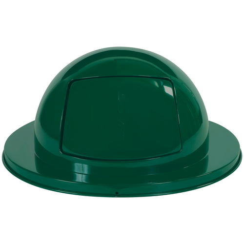 Commercial-grade steel dome lid engineered for 55-gallon drums with puncture-resistant durability and secure mounting hardware. Fits standard plastic or steel drums with 3 thumb screws and 3 metal clips for reliable containment. Keep your industrial waste management compliant and efficient with this heavy-duty domed trash can lid.