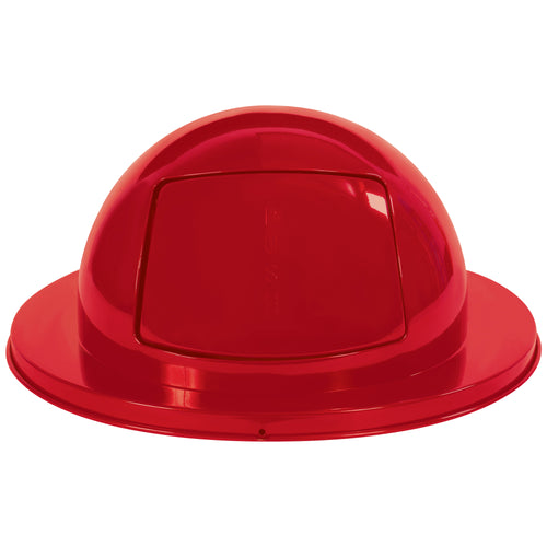 Heavy-duty 20 gauge steel dome lid designed for 55-gallon drums in industrial, commercial, and janitorial facilities. Puncture-resistant construction with secure mounting hardware ensures durability and reliability. Fits both plastic and steel drums‚one versatile solution for your facility.