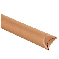 2x20 Kraft Crimped End Mailing Tubes 50/Case