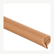 2x21 Kraft Crimped End Mailing Tubes 50/Case