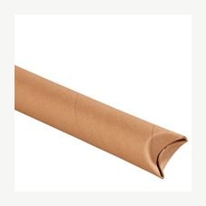 2x43 Kraft Crimped End Mailing Tubes 50/Case