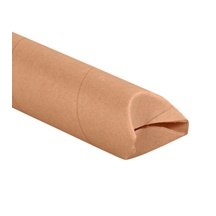 3x48 Kraft Crimped End Mailing Tubes 24/Case