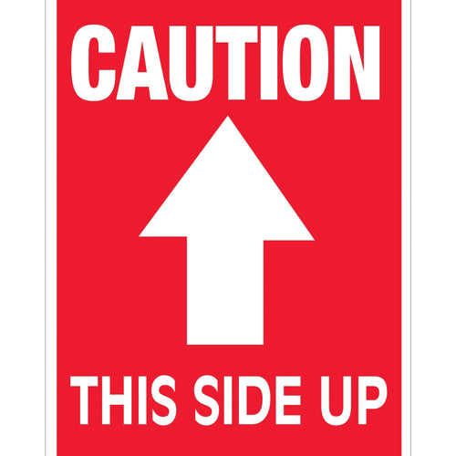 3x4 This Side Up Arrow Labels Semi-Gloss 500/Roll SCL511R - alias listing