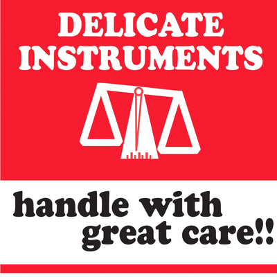 4x4 Delicate Instruments Labels Semi-Gloss Paper 500/Roll SCL537 - alias listing