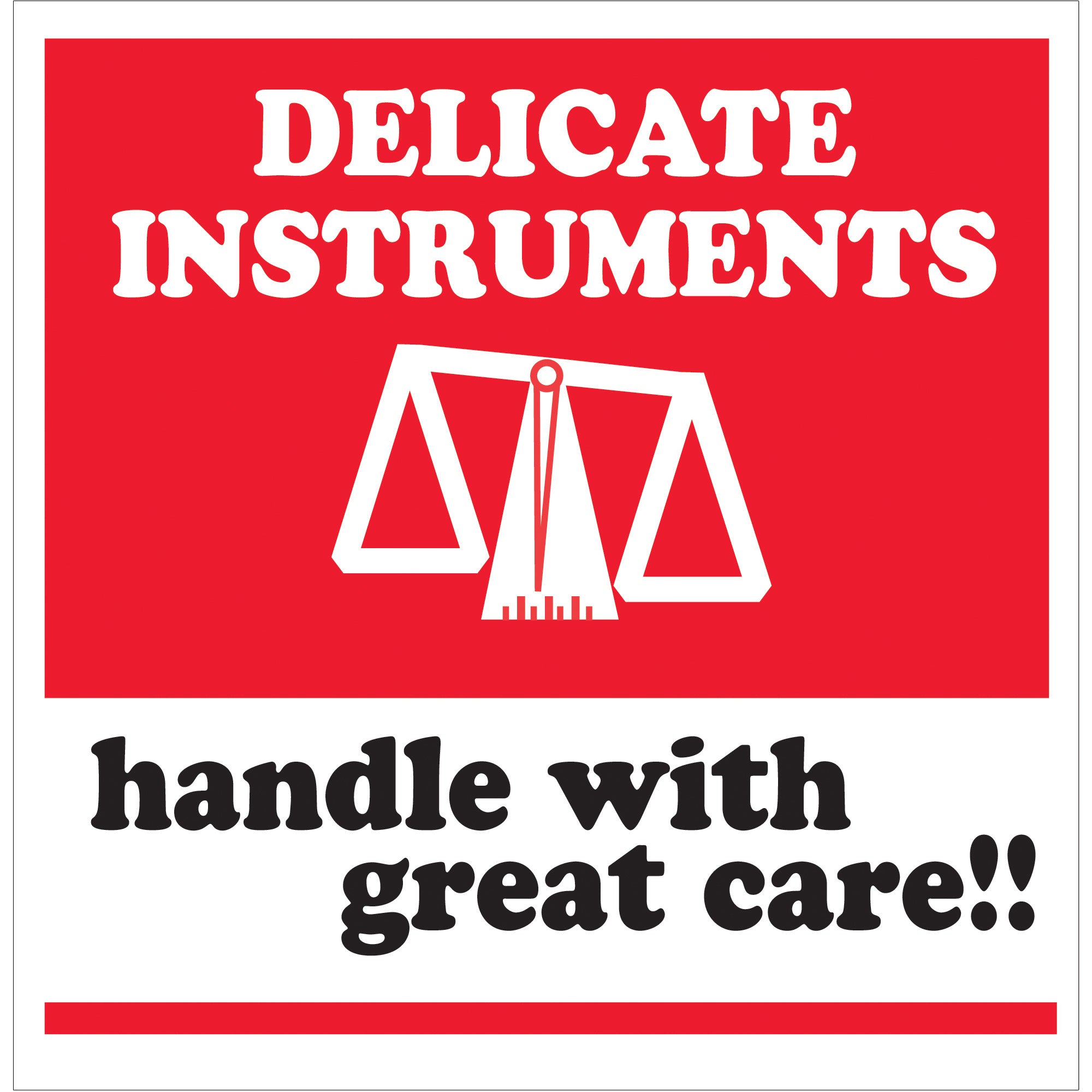 Delicate Instrument Labels 4x4 | Shipping Compliance – Packrift