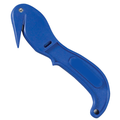 Speed up your packing operation with this 6.5" stretch film cutter featuring a sharp metal blade and ergonomic grip handle. Designed for warehouse teams and pallet shippers who need fast, clean cuts through cast film and machine stretch film. Two cutters per case for redundancy across your shipping station.