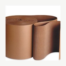 12 in x 650 ft B Flute Kraft Singleface Corrugated Roll Heavy Duty