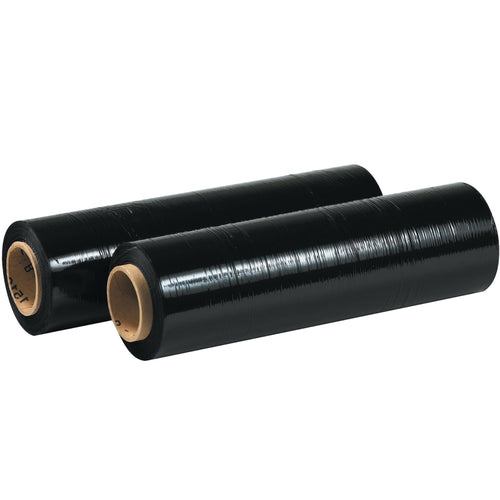 15 in x 1500 ft 80 Gauge Black Hand Stretch Film 4/Case SF158B