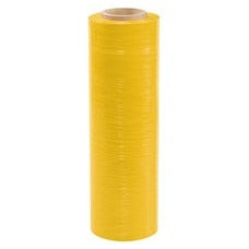 18 in x 1500 ft 59 Gauge Yellow Color-Tinted Hand Stretch Film SF1859TYELLO