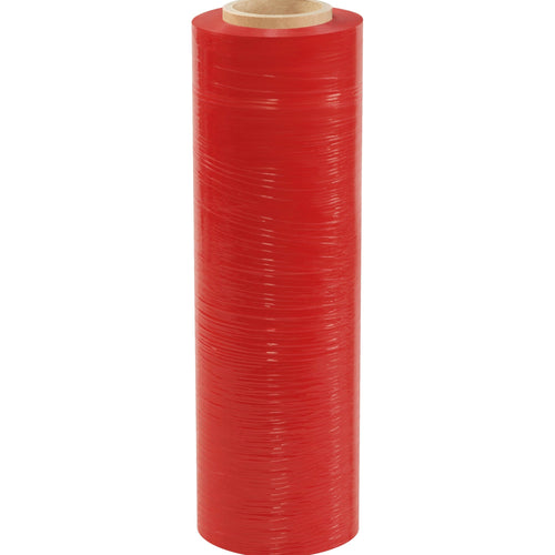 18 in x 1500 ft 80 Gauge Red Cast Hand Stretch Film 4/Case SF188CRED