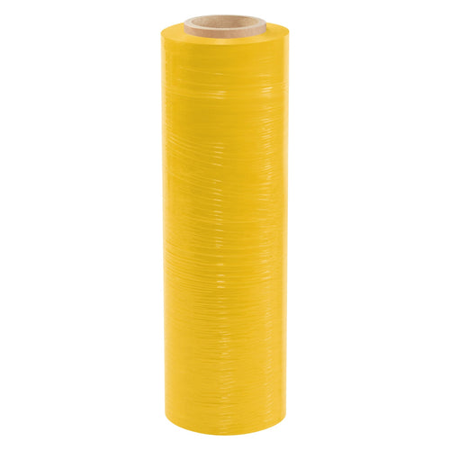 18 in x 1500 ft 80 Gauge Yellow Cast Hand Stretch Film 4/Case SF188CYELLOW