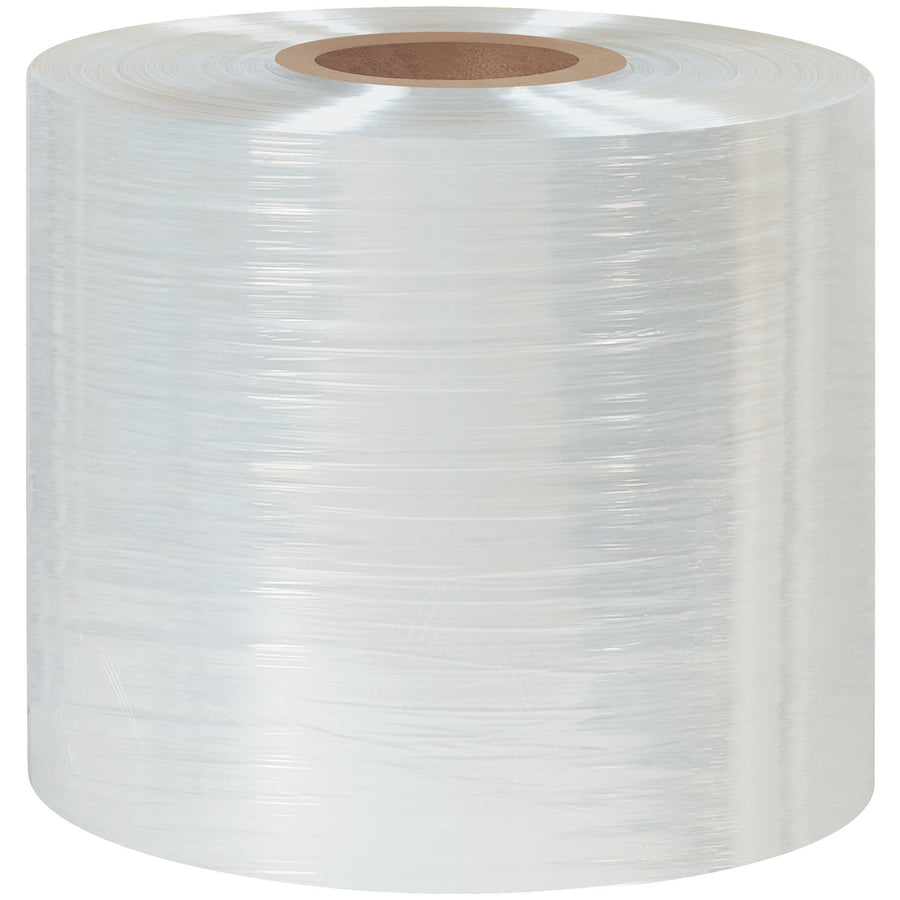 Professional-grade 60 gauge polyolefin shrink film delivers high-gloss clarity and puncture resistance without dwell time. This 8" x 4375' roll works on manual, semi-automatic, and automatic equipment while meeting FDA food contact and USPS mailing requirements. Center-folded for easy handling and immediate use.