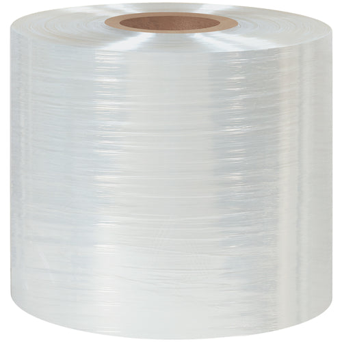Professional-grade 60 gauge polyolefin shrink film delivers high-gloss clarity and puncture resistance without dwell time. This 8